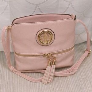 Crossbody Purse in Feminine Soft Coral Pink New